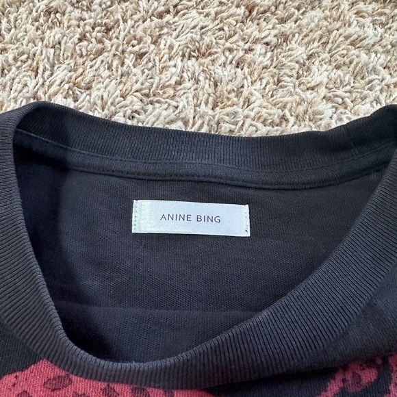 Rare and authentic! Anine Bing snake shirt sz M - Picture 2 of 4